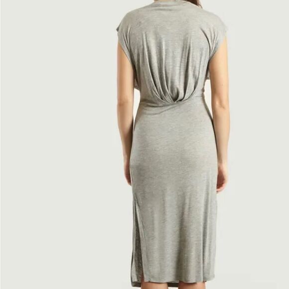 Iro Prickly Ruched Straight Cut Jersey Dress - Picture 2 of 10